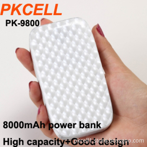 8000mAh Portable Power Bank for iPhone, iPad, Mobile Phones and Digital Camera, MP3, MP4, MP5 (PK-9800)